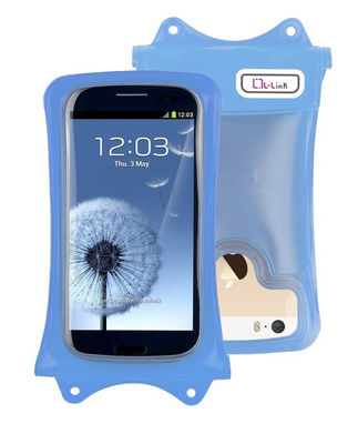 FUNDA MOVIL L-LINK LL-AM-107  WATERPROOF AZUL