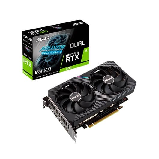 Tarjeta Gráfica Asus Dual RTX 3060 12GB Gddr6 V2