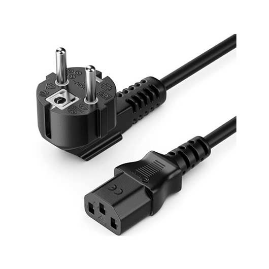 Cables con conectores de Alimentación : Cable alimentación 220v conector  IEC320 C14 / IEC320 C13 2.0m