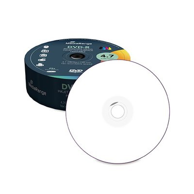 CONSUMIBLE MEDIARANGE DVD-R MR407 4.7GB 25PCS