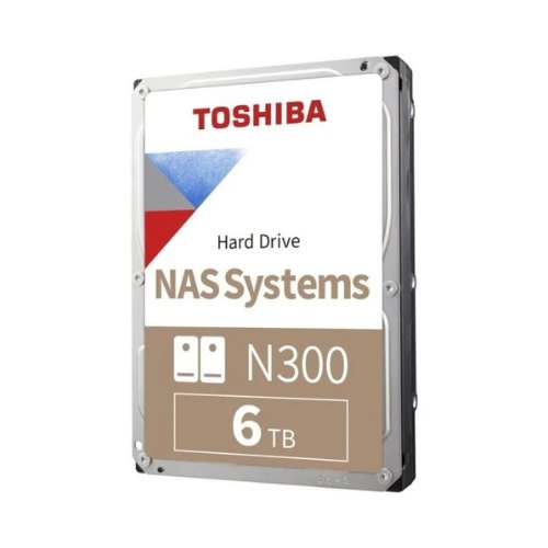 Toshiba N300 NAS HDWG760EZSTA 6TB 3.5" SATA-600