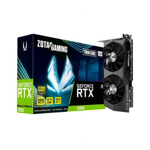 TARJETA GRÁFICA ZOTAC GAMING RTX 3060 TWIN EDGE 12GB GDDR6