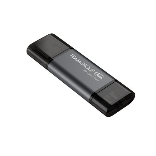 Pendrive 64GB Teamgroup X1 USB-A/USB-C Gris